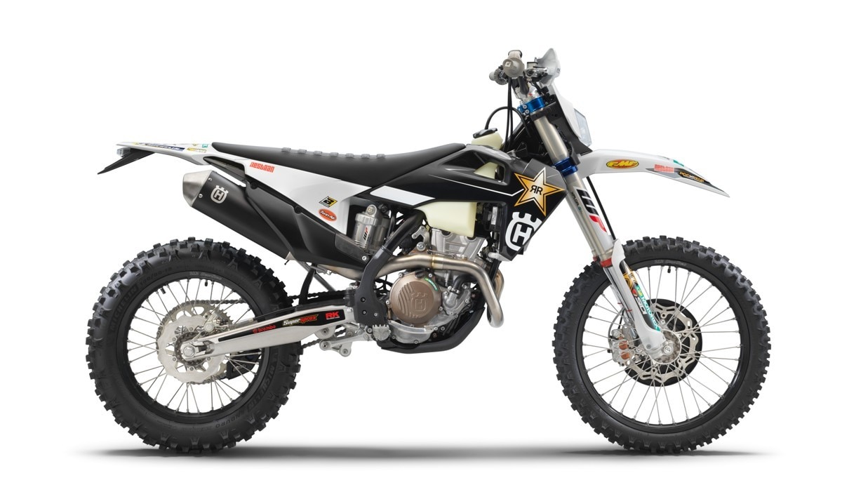 Presentate le Husqvarna TE 300I e FE 350 Rockstar Edition 2022